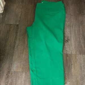 Vibrant Green Cropped Women's Pants